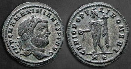 Maximianus Herculius AD 286-305. Cyzicus. Follis Æ