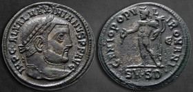 Galerius Maximianus, as Caesar AD 293-305. Serdica. Follis Æ