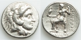 MACEDONIAN KINGDOM. Philip III Arrhidaeus (323-317 BC). AR tetradrachm (26mm, 17.13 gm, 11h). VF, scratches. Ekbatana mint(?). Struck under Peithon. H...