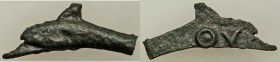 SCYTHIA. Olbia. Ca. 437-410 BC. Cast AE (29mm, 1.82 gm). XF. Dolphin left / ΘY on blank surface. Anokhin 180. SNG BM Black Sea 369. 

HID09801242017