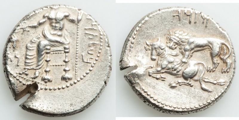 CILICIA. Tarsus. Mazaeus, as Satrap (361-334 BC). AR stater (22mm, 10.80 gm, 9h)...