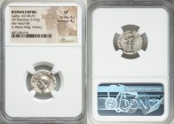Galba (AD 68-69). AR denarius (18mm, 3.47 gm, 6h). NGC VF 4/5 - 4/5. Rome, July AD 68-January AD 69. IMP SER GALBA AVG, bare head of Galba left / ROMA...