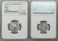 Cilician Armenia Levon I (1198-1219) Tram ND MS62 NGC, Bed-551. 2.98gm. Some flatness on face otherwise very well struck, white and lustrous.

HID0980...