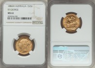 Victoria gold Sovereign 1886-M MS61 NGC, Melbourne mint, KM7. AGW 0.2355 oz.

HID09801242017