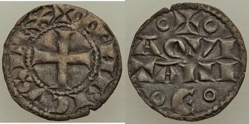 Aquitaine. Henry II (1154-1189) Denier ND VF, W&F-1 1/a (R2), Elias-1bvar (S not...
