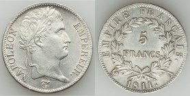 Napoleon I 5 Francs 1811-A UNC (Lightly Cleaned), Paris mint, KM649.1. 

HID09801242017