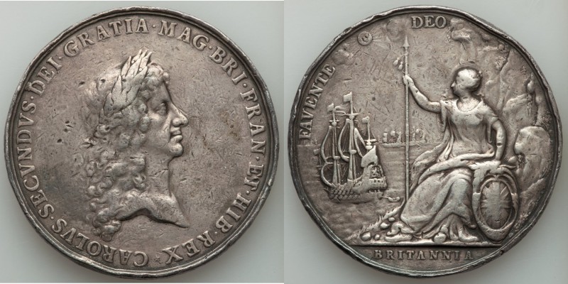 Charles II silver "Peace of Breda" Medal 1667 VF (edge bumps), MI-535/186, Eimer...