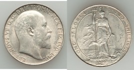 Edward VII Pair of Uncertified Assorted Issues XF, 1) Florin 1906 - Choice XF, KM801. 2) Crown 1902 - XF, KM803. Sold as is, no returns.

HID098012420...