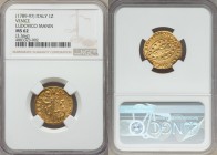 Venice. Ludovico Manin (1789-1797) gold Zecchino ND MS62 NGC, KM755, Fr. 1445. 22mm. 3.56gm. LUDOV MANIN S M VENET / DVX Doge kneeling left, holding c...