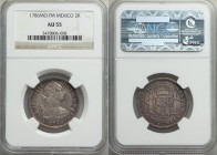 Charles III 2 Reales 1786 Mo-FM AU55 NGC, Mexico City mint, KM88.2a.

HID09801242017