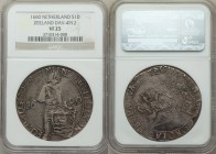Zeeland. Provincial Silver Ducat 1660 VF25 NGC, KM40, Dav-4912. Standing knight right with arm in front / Crowned arms. Crudely made.

HID09801242017