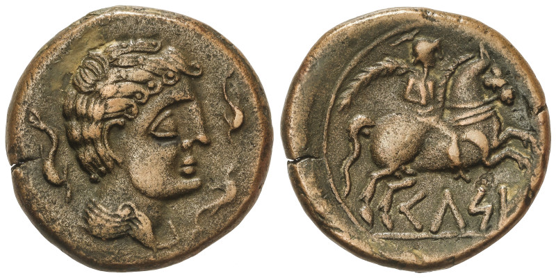 Celtiberian Coins
As. 120-50 a.C. CELSE (VELILLA DE EBRO, Zaragoza). Anv.: Cabe...