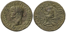 Roman Coins: Roman Empire
Sestercio. 41-42 d.C. NERÓN DRUSO. Anv.: NERO CLAVDIVS DRVSVS GERMANICVS IMP. Cabeza descubierta a izquierda. Rev.: TI. CLA...