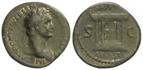 Roman Coins: Roman Empire
As. 85 d.C. DOMICIANO. Anv.: DOMICIANO. IMP. CAES. DOMITIAN AVG. GERM. (COS XI CENS POT P P.) Cabeza laureada a derecha. Re...