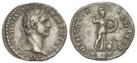 Roman Coins: Roman Empire
Denario. 86 d.C. DOMICIANO. Anv.: IMP. CAES. DOMIT. AVG. GERM. P. M. TR. P. V. Busto laureado a derecha. Rev.: IMP. XI. COS...