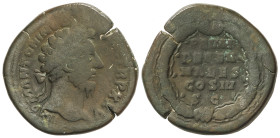Roman Coins: Roman Empire
Sestercio. 170-171 d.C. MARCO AURELIO. Anv.: IMP. M. ANTONINVS AVG. TR. P. XXV. Busto laureado a derecha. Rev.: PRIMI/DECEN...