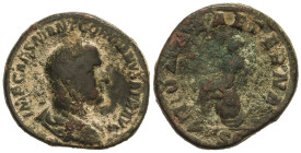 Roman Coins: Roman Empire
Sestercio. 238 d.C. GORDIANO I. Anv.: IMP CAES M ANT GORDIANVS AFR AVG. Busto a derecha. Rev.: ROMAE AETERNAE. Roma sentada...