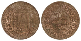 Spanish Monarchy: Ferdinand VII
Octavo. 1830. MANILA. 1,74 grs. AE. Restos de color original. ESCASA. AC-82. MBC+.