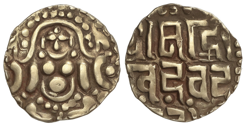 World Coins: India
4½ masha. 1114-1154 d.C. GAHADAVALAS de KANAUJ. GOVINDACHAND...