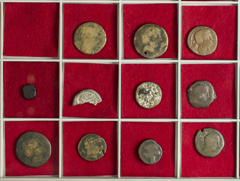 Celtiberian Coins
Lote 11 monedas Bronce. BOLSCAN (2), BILIBILIS (2), CASTULO (...