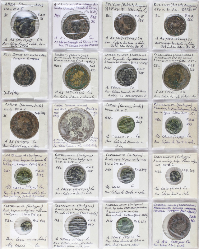 Celtiberian Coins
Lote 96 monedas. VARIAS CECAS. Interesante colección con gran...