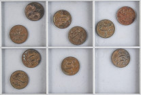 World Coins: Yemen
Lote 10 monedas 1/2 Baiza. S/F (1860). SULTANATE OF LAHEJ. AE. Western Aden Protectorate. (Leves manchitas y leves oxidación). Alg...