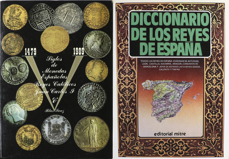 Numismatic Books
Lote 4 libros. Incluye DICCIONARIO DE LOS REYES DE ESPAÑA; HIS...