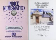 Numismatic Books
Lote 6 libros. Incluye EL REAL INGENIO DE LA MONEDA DE SEGOVIA; LA MONEDA DE VELLÓN Y COBRE DE LA MONARQUÍA ESPAÑOLA (AÑOS 1516 A 19...