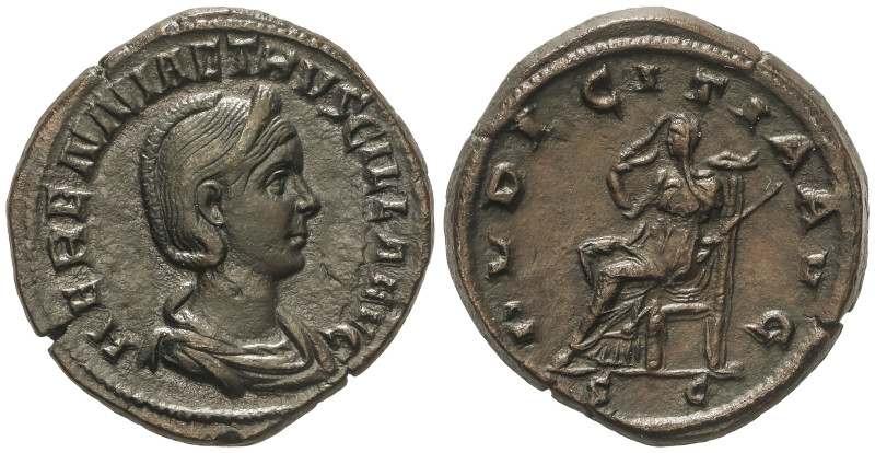 Roman Coins: Roman Empire
Sestercio. 249-251 d.C. HERENNIA ETRUSCILLA. Anv.: HE...