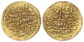 Islamic World: Ottoman Turks
Sultani. 1003H. MEHMET III. AMID. 3,43 grs. AU. A-1340; Pere-313. EBC-. Ex Stephen Album 20 - 18 Septiembre 2014, n. 443...