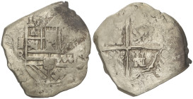 Spanish Monarchy: Philip IV
8 Reales. (16)62. SEGOVIA. BR (nexadas). Anv.: Acueducto vertical 1 piso / BR (nexadas) - Escudo - 8. 24,78 grs. Acuñació...