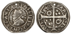 Spanish Monarchy: Reapers' War
Croat. 1640. FELIPE IV. BARCELONA. 2,56 grs. (Perforación). RARA. AC-57. MBC-.