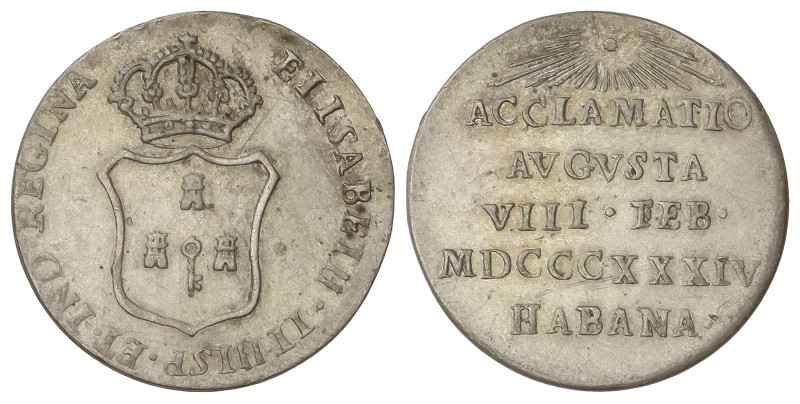 Spanish Monarchy: Elisabeth II
Medalla de Proclamación. Medalla Proclamación. L...