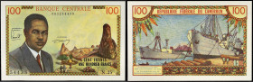 CAMEROUN - CAMEROON
100 francs ND (1962).
P.10a.
Top Pop : c’est le plus bel exemplaire gradé ! Alphabet N.25 - numéro 54438, type recherché et rare d...