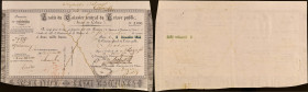 ISLES DE FRANCE ET DE BOURBON - ISLES OF FRANCE AND BOURBON
Traite 2000 francs type du “Caissier central du Trésor public” 5 décembre 1844.
P.unlisted...