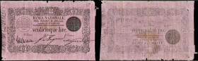 ITALIE - ITALY
25 lire 25 juillet 1866.
P.S738.
Alphabet CD - numéro 94, type rare et recherché dans tous les états de conservation. À noter, aucun ex...