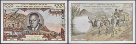 MADAGASCAR - MADAGASCAR
1000 francs - 200 ariary type “SPÉCIMEN” avec le portrait du président Tsiranana ND (1963).
P.56s.
Top Pop : c’est le seul et ...