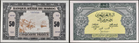 MAROC - MOROCCO
50 francs 1-3-1944.
P.26.
Alphabet A516 - numéro 522, type recherché dans les états supérieurs de conservation car difficile à trouver...