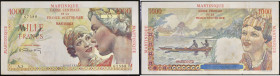 MARTINIQUE - MARTINIQUE
1000 francs type “Union Française” 1946.
P.33.
Alphabet A.5 - numéro 67588, type rare et recherché dans tous les états de cons...