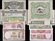 MONDE divers - WORLD MIX
Lot (5) - 100 roubles Arménie, 10 ringgit Malaisie, 50 kroner Norvège, 10 shillings Nouvelle-Zélande et 10 dinars Yémen répub...