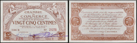 OCÉANIE FRANÇAISE - FRENCH OCEANIA
25 centimes 1919.
P.1a.
Top Pop : c’est le plus bel exemplaire gradé ! Série D - numéro 21270, type recherché et ra...