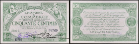 OCÉANIE FRANÇAISE - FRENCH OCEANIA
50 centimes 1919.
P.2a.
Série C - numéro 30769, type rare et recherché dans cet état de conservation avec signature...