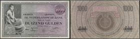 PAYS-BAS - NETHERLANDS
1000 gulden ND (1926-38).
P.48.
Alphabet AM - numéro 080523, type recherché dans cet état de conservation. À noter, seulement u...