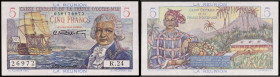 RÉUNION (ÎLE DE LA) - REUNION
5 francs type “Bougainville” 1946.
P.41a.
Alphabet R.24 - numéro 26972.
PMG 65 EPQ Gem Uncirculated (2003187-006). 
Qual...