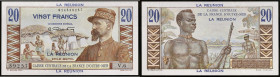 RÉUNION (ÎLE DE LA) - REUNION
20 francs type “Émile Gentil” 1946.
P.43a.
C’est le second plus haut grade ! Alphabet V.6 - numéro 39257, seulement deux...