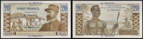 RÉUNION (ÎLE DE LA) - REUNION
20 francs type “Émile Gentil” 1946.
P.43a.
Alphabet H.11 - numéro 31830, type rare et recherché dans cet état de conserv...