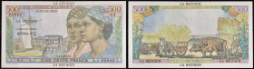 RÉUNION (ÎLE DE LA) - REUNION
500 francs type “Pointe-à-Pitre” 1946.
P.46a.
Alphabet S.4 - numéro 86886, type rare et recherché dans cet état de conse...