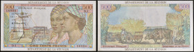 RÉUNION (ÎLE DE LA) - REUNION
500 francs type “Pointe-à-Pitre” ND (1964).
P.51a.
C’est le second plus haut grade ! Alphabet D.1 - numéro 58986, ce typ...
