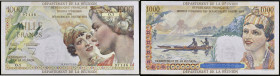 RÉUNION (ÎLE DE LA) - REUNION
1000 francs type “Union Française” ND (1964).
P.52a.
Alphabet O.1 - numéro 97146, type rare et recherché dans cet état d...