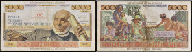 RÉUNION (ÎLE DE LA) - REUNION
100 nouveaux francs surchargé sur 5000 francs type "Schoelcher" ND (1967).
P.56a.
C’est le second plus haut grade ! Alph...